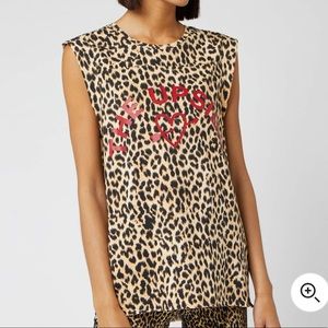 NWT | The Upside Leopard Print Muscle Tank Top